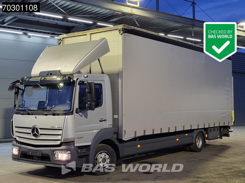 Mercedes-Benz Atego 1224 4X2 280cm height box 1500kg Ladebordwand Automatic Euro 6 - Tovornjak s ponjavo: slika 1 Mercedes-Benz Atego 1224 4X2 280cm height box 1500kg Ladebordwand Automatic Euro 6 - Tovornjak s ponjavo: slika 1