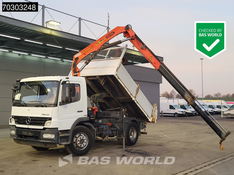 Mercedes-Benz Atego 1624 4X2 Palfinger PK10000 Kran Crane Manual Steelsuspension Euro 4 - Tovornjak prekucnik, Tovornjak z dvigalom: slika 1 Mercedes-Benz Atego 1624 4X2 Palfinger PK10000 Kran Crane Manual Steelsuspension Euro 4 - Tovornjak prekucnik, Tovornjak z dvigalom: slika 1
