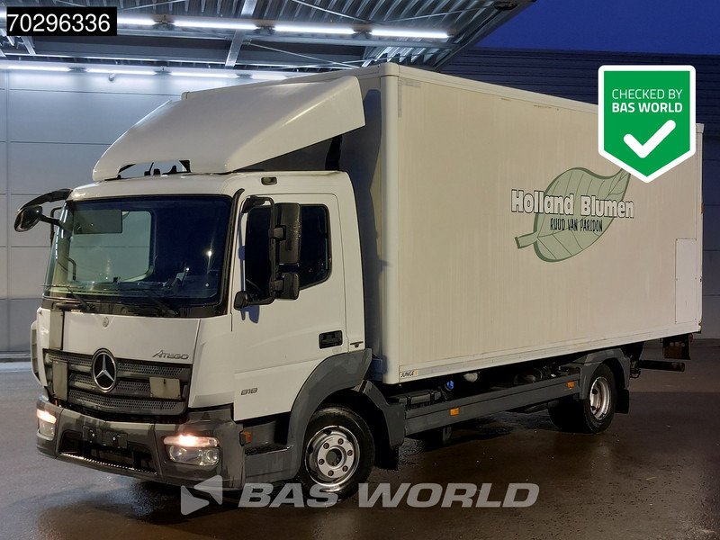 Mercedes-Benz Atego 818 4X2 8tonner Automatic 1000kg Ladebordwand Airco Cruise control Euro 6 - Tovornjak zabojnik: slika 1 Mercedes-Benz Atego 818 4X2 8tonner Automatic 1000kg Ladebordwand Airco Cruise control Euro 6 - Tovornjak zabojnik: slika 1