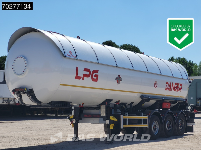 Mim-Mak LPG TRANSPORT TANK 3 axles NEW 48m3 Liftachse Gas ADR - Polprikolica cisterna: slika 1 Mim-Mak LPG TRANSPORT TANK 3 axles NEW 48m3 Liftachse Gas ADR - Polprikolica cisterna: slika 1