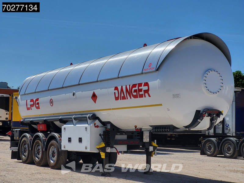 Mim-Mak LPG TRANSPORT TANK 3 axles NEW 48m3 Liftachse Gas ADR - Polprikolica cisterna: slika 3 Mim-Mak LPG TRANSPORT TANK 3 axles NEW 48m3 Liftachse Gas ADR - Polprikolica cisterna: slika 3