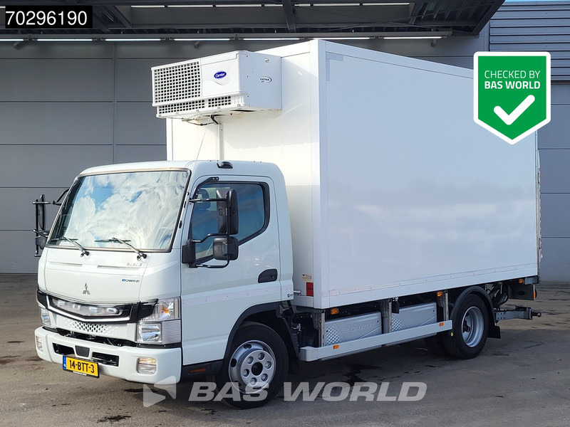 Mitsubishi 7C18 Mitsubishi 4X2 100% Electric NL-Truck Carrier Vatna 400 H cooler Ladebordwand Navi Automatic - Tovornjak hladilnik, Električni tovornjak: slika 1 Mitsubishi 7C18 Mitsubishi 4X2 100% Electric NL-Truck Carrier Vatna 400 H cooler Ladebordwand Navi Automatic - Tovornjak hladilnik, Električni tovornjak: slika 1