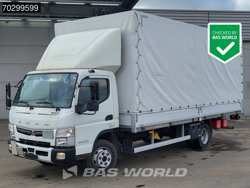 Mitsubishi Fuso 7C18 4X2 7.5tonner Curtainsider Ladebordwand Automatic Euro 6 - Tovornjak s ponjavo: slika 1 Mitsubishi Fuso 7C18 4X2 7.5tonner Curtainsider Ladebordwand Automatic Euro 6 - Tovornjak s ponjavo: slika 1
