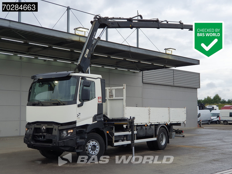 Renault C 380 4X2 HIAB 122 B-3 HIDUO Kran Crane Steelsuspension Big-Axle Euro 6 - Tovornjak s kesonom, Tovornjak z dvigalom: slika 1 Renault C 380 4X2 HIAB 122 B-3 HIDUO Kran Crane Steelsuspension Big-Axle Euro 6 - Tovornjak s kesonom, Tovornjak z dvigalom: slika 1