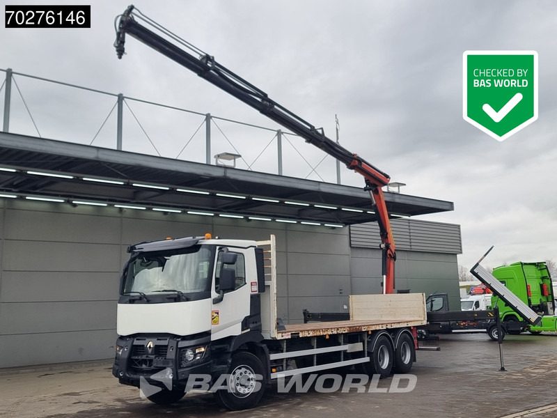 Renault C 380 6X4 Palfinger PK18002-EH Kran Crane Remote Automatic Retarder Euro 6 - Tovornjak s kesonom, Tovornjak z dvigalom: slika 1 Renault C 380 6X4 Palfinger PK18002-EH Kran Crane Remote Automatic Retarder Euro 6 - Tovornjak s kesonom, Tovornjak z dvigalom: slika 1