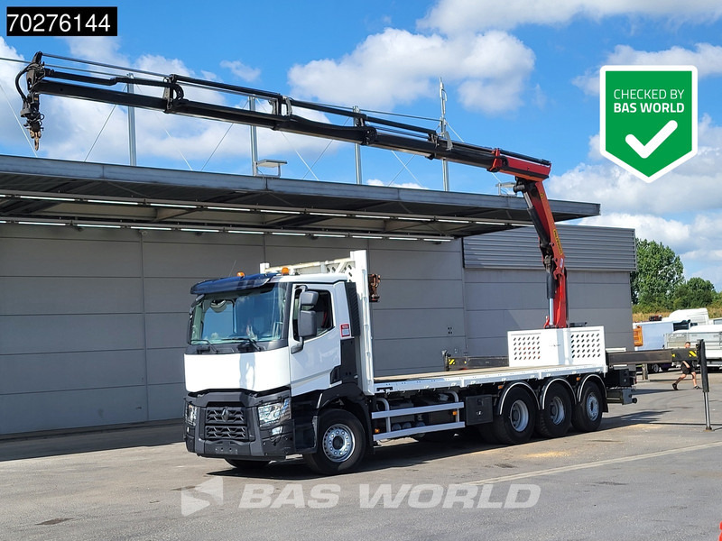 Renault C 380 8X4 Palfinger PK 23001 EH Remote Lift+Lenkachse Euro 6 - Tovornjak s kesonom, Tovornjak z dvigalom: slika 1 Renault C 380 8X4 Palfinger PK 23001 EH Remote Lift+Lenkachse Euro 6 - Tovornjak s kesonom, Tovornjak z dvigalom: slika 1