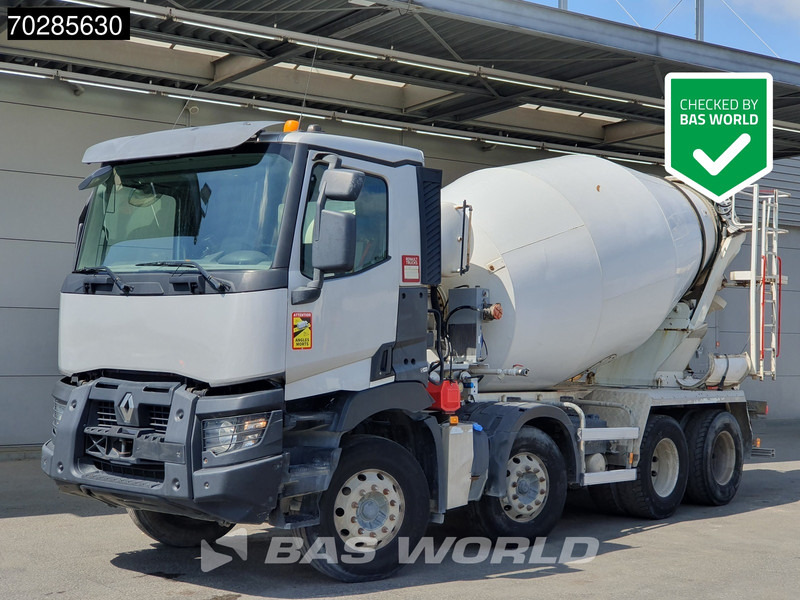 Renault C 430 8X4 9m3 Euromixbeton Mixer Steelsuspension Automatic Euro 6 - Avtomešalec: slika 1 Renault C 430 8X4 9m3 Euromixbeton Mixer Steelsuspension Automatic Euro 6 - Avtomešalec: slika 1
