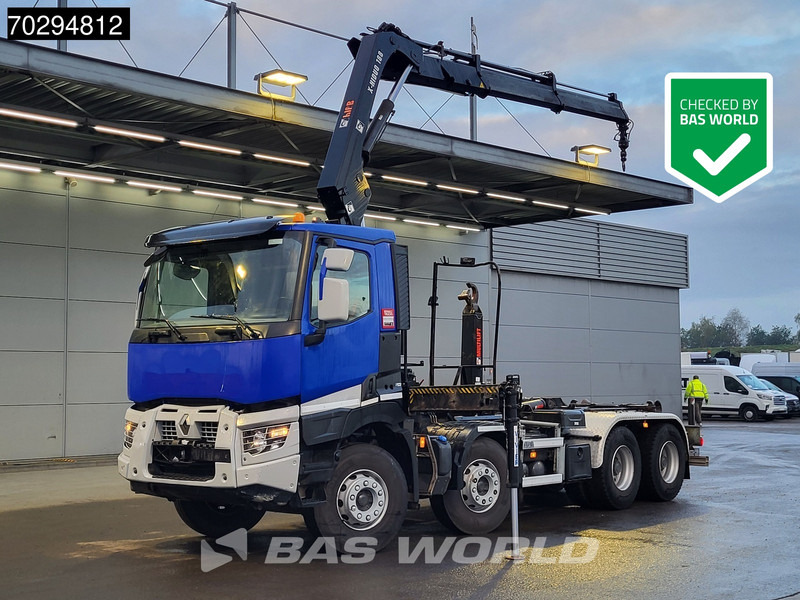 Renault C 430 8X4 HIAB X-Hiduo 188 B-2 Crane + Hook Full Steel Big-Axle Euro 6 - Kotalni prekucni tovornjak, Tovornjak z dvigalom: slika 1 Renault C 430 8X4 HIAB X-Hiduo 188 B-2 Crane + Hook Full Steel Big-Axle Euro 6 - Kotalni prekucni tovornjak, Tovornjak z dvigalom: slika 1