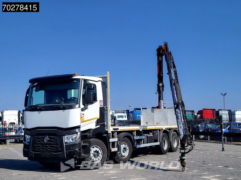 Renault C 430 8X4 Palfinger 22002 EH kran Crane Big-Axle steel suspension Euro 6 - Tovornjak s kesonom, Tovornjak z dvigalom: slika 5 Renault C 430 8X4 Palfinger 22002 EH kran Crane Big-Axle steel suspension Euro 6 - Tovornjak s kesonom, Tovornjak z dvigalom: slika 5