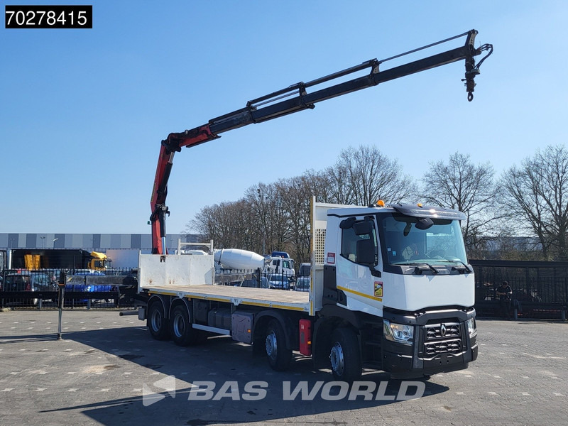 Renault C 430 8X4 Palfinger 22002 EH kran Crane Big-Axle steel suspension Euro 6 - Tovornjak s kesonom, Tovornjak z dvigalom: slika 3 Renault C 430 8X4 Palfinger 22002 EH kran Crane Big-Axle steel suspension Euro 6 - Tovornjak s kesonom, Tovornjak z dvigalom: slika 3