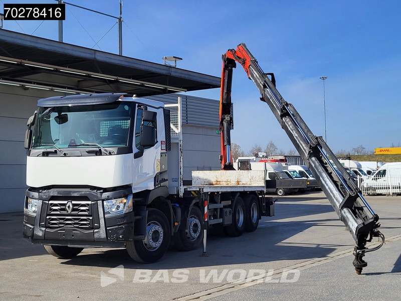 Renault C 430 8X4 Palfinger PK33002EH Euro 6 Big Axle - Tovornjak s kesonom, Tovornjak z dvigalom: slika 1 Renault C 430 8X4 Palfinger PK33002EH Euro 6 Big Axle - Tovornjak s kesonom, Tovornjak z dvigalom: slika 1
