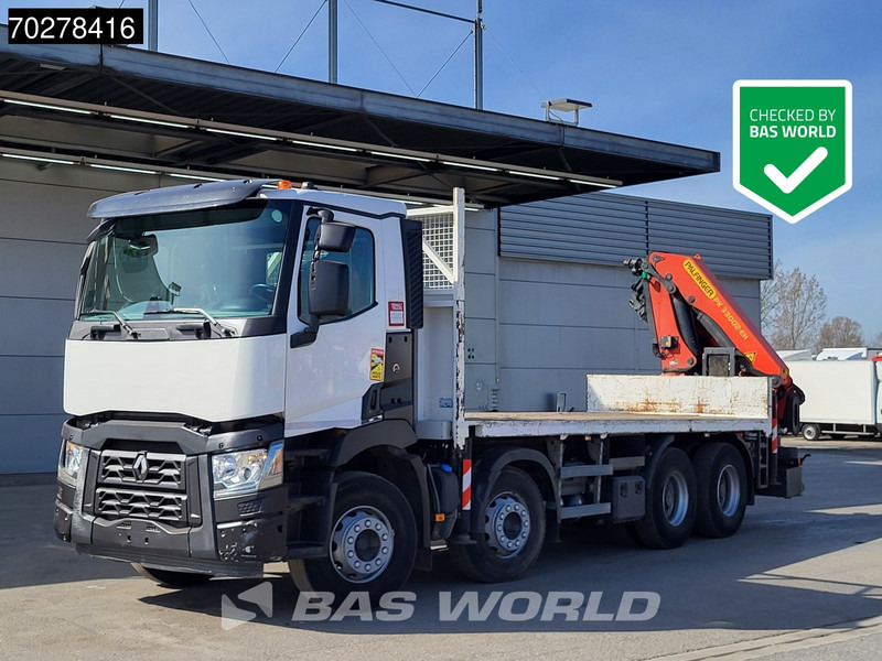 Renault C 430 8X4 Palfinger PK33002EH Euro 6 Big Axle - Tovornjak s kesonom, Tovornjak z dvigalom: slika 2 Renault C 430 8X4 Palfinger PK33002EH Euro 6 Big Axle - Tovornjak s kesonom, Tovornjak z dvigalom: slika 2