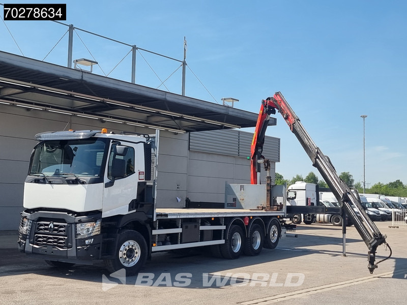 Renault C 480 8X4 Palfinger 24.001 SLD5 Kran Crane Lift-Lenkachse Euro 6 - Tovornjak s kesonom, Tovornjak z dvigalom: slika 5 Renault C 480 8X4 Palfinger 24.001 SLD5 Kran Crane Lift-Lenkachse Euro 6 - Tovornjak s kesonom, Tovornjak z dvigalom: slika 5