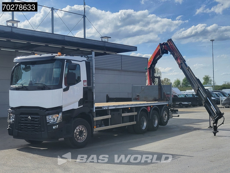 Renault C 480 8X4 Palfinger PK24.001 SLD5 Crane Kran Automatic Liftachse Euro 6 - Tovornjak s kesonom, Tovornjak z dvigalom: slika 2 Renault C 480 8X4 Palfinger PK24.001 SLD5 Crane Kran Automatic Liftachse Euro 6 - Tovornjak s kesonom, Tovornjak z dvigalom: slika 2