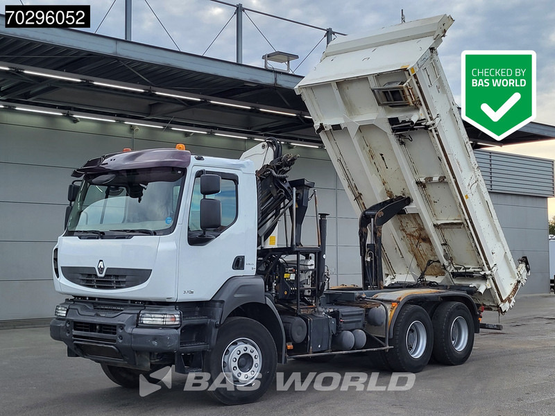 Renault Kerax 370 6X4 Palfinger PK15500 Crane Kran 2-side Tipper Retarder Manual Euro 4 - Tovornjak prekucnik, Tovornjak z dvigalom: slika 1 Renault Kerax 370 6X4 Palfinger PK15500 Crane Kran 2-side Tipper Retarder Manual Euro 4 - Tovornjak prekucnik, Tovornjak z dvigalom: slika 1