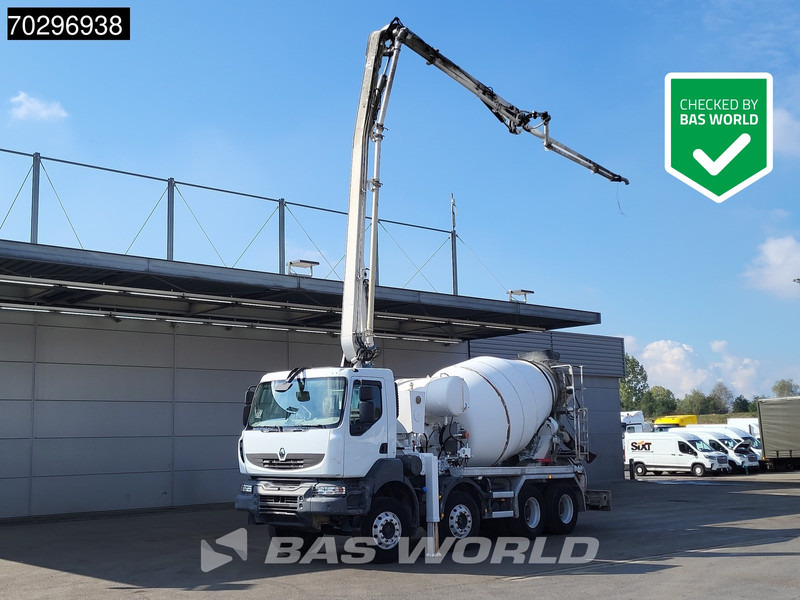 Renault Kerax 410 8X4 Mecbo PUMI 24 Mtr 7m3 mixer Automatic Euro 4 - Črpalka za beton: slika 1 Renault Kerax 410 8X4 Mecbo PUMI 24 Mtr 7m3 mixer Automatic Euro 4 - Črpalka za beton: slika 1