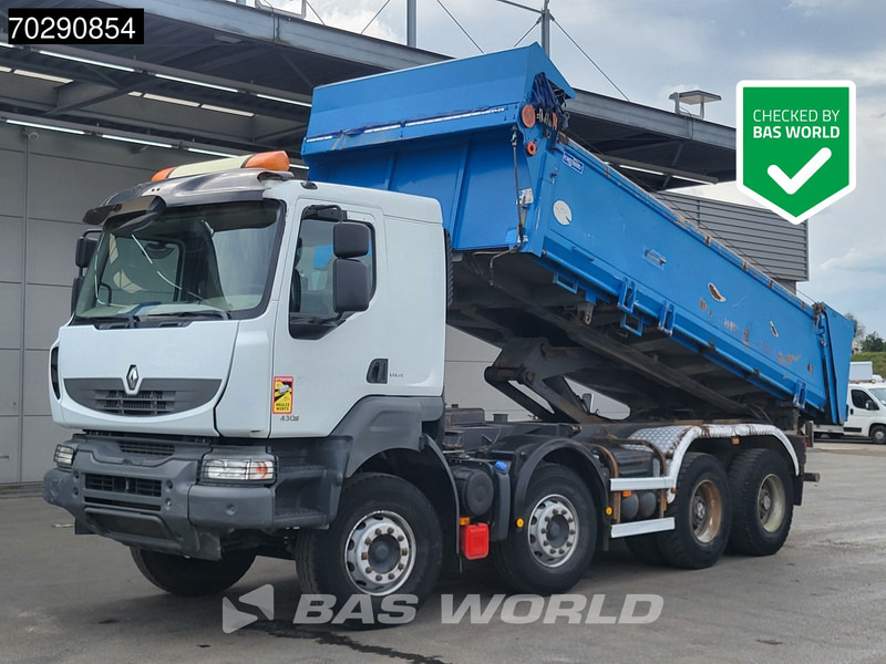 Renault Kerax 430 8X4 15m3 Forez Bennes Tipper 3-sides Steelsuspension Big-Axle Automatic Euro 5 - Tovornjak prekucnik: slika 1 Renault Kerax 430 8X4 15m3 Forez Bennes Tipper 3-sides Steelsuspension Big-Axle Automatic Euro 5 - Tovornjak prekucnik: slika 1