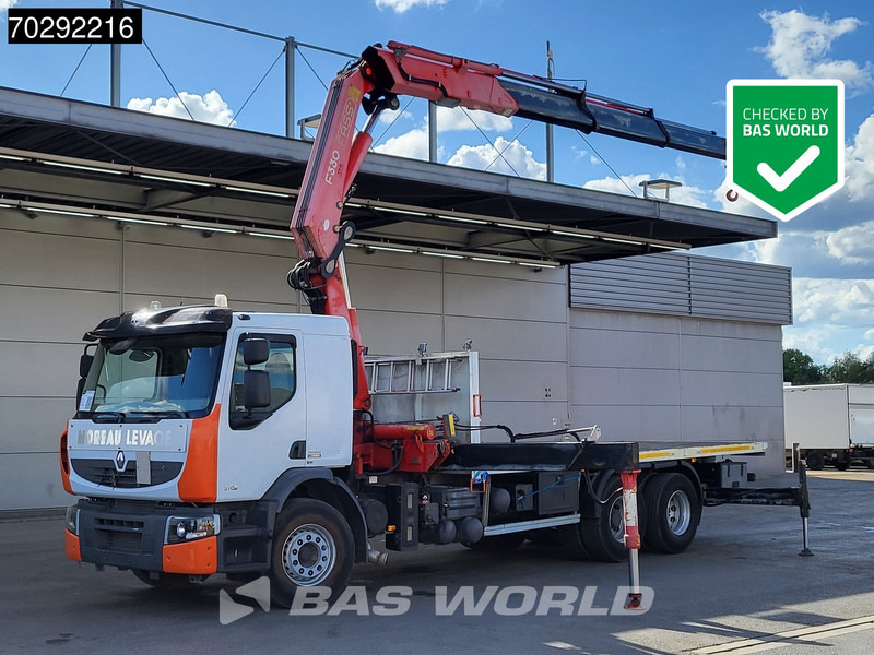 Renault Premium 370 6X2 Fassi F330B.23 Kran Crane Manual Big-Axle Lift-Axle Euro 4 - Tovornjak s kesonom, Tovornjak z dvigalom: slika 1 Renault Premium 370 6X2 Fassi F330B.23 Kran Crane Manual Big-Axle Lift-Axle Euro 4 - Tovornjak s kesonom, Tovornjak z dvigalom: slika 1