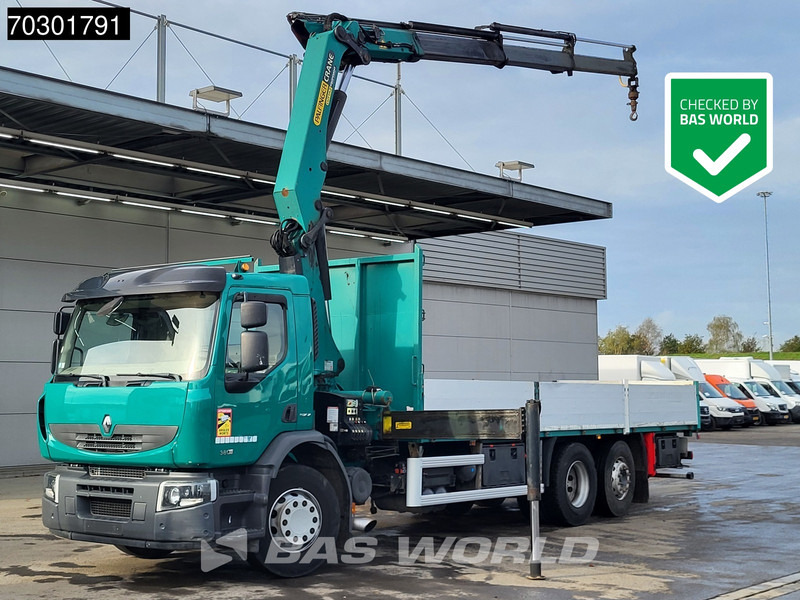 Renault Premium 380 6X2 Palfinger PK20002 Crane Kran Lift+Steering Axle Air suspension Euro 5 - Tovornjak s kesonom, Tovornjak z dvigalom: slika 1 Renault Premium 380 6X2 Palfinger PK20002 Crane Kran Lift+Steering Axle Air suspension Euro 5 - Tovornjak s kesonom, Tovornjak z dvigalom: slika 1