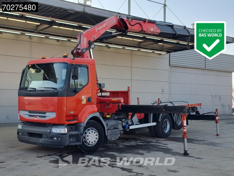 Renault Premium 420 6X2 Fassi F450AXP.22 Kran Crane Lift-axle Manual Euro 3 - Tovornjak s kesonom, Tovornjak z dvigalom: slika 1 Renault Premium 420 6X2 Fassi F450AXP.22 Kran Crane Lift-axle Manual Euro 3 - Tovornjak s kesonom, Tovornjak z dvigalom: slika 1