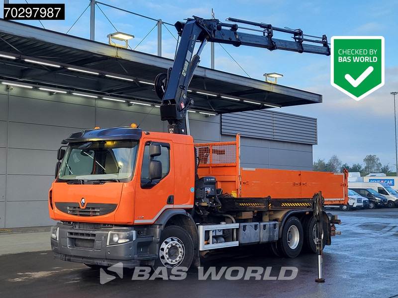 Renault Premium 430 Lander 6X4 HIAB 211 EP-4 Crane Kran Tipper Big-Axle Euro 5 - Tovornjak prekucnik, Tovornjak z dvigalom: slika 1 Renault Premium 430 Lander 6X4 HIAB 211 EP-4 Crane Kran Tipper Big-Axle Euro 5 - Tovornjak prekucnik, Tovornjak z dvigalom: slika 1