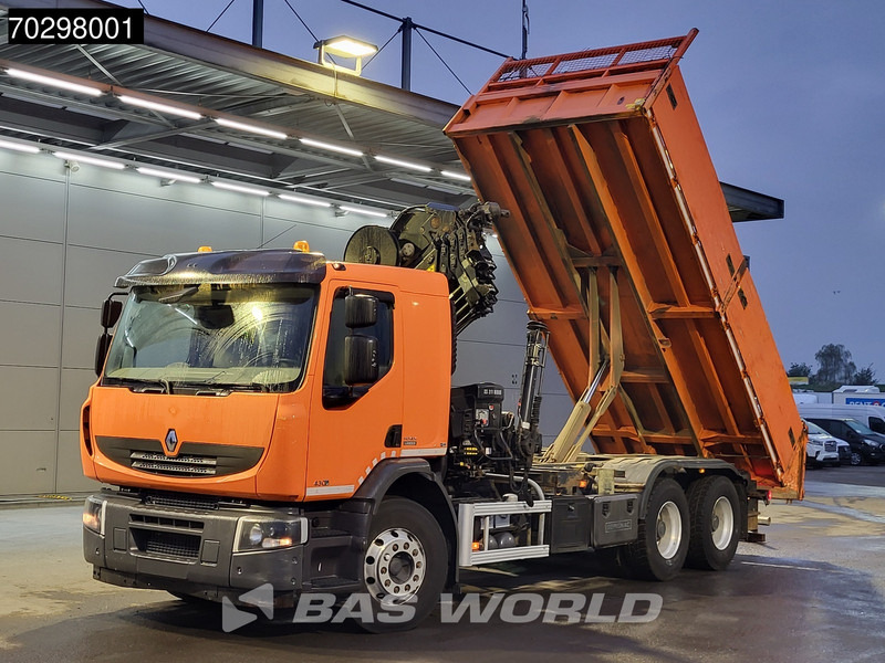 Renault Premium 430 Lander 6X4 HIAB 211 EP-4 Crane Tipper Big-Axle Automatic Euro 5 - Tovornjak prekucnik, Tovornjak z dvigalom: slika 2 Renault Premium 430 Lander 6X4 HIAB 211 EP-4 Crane Tipper Big-Axle Automatic Euro 5 - Tovornjak prekucnik, Tovornjak z dvigalom: slika 2