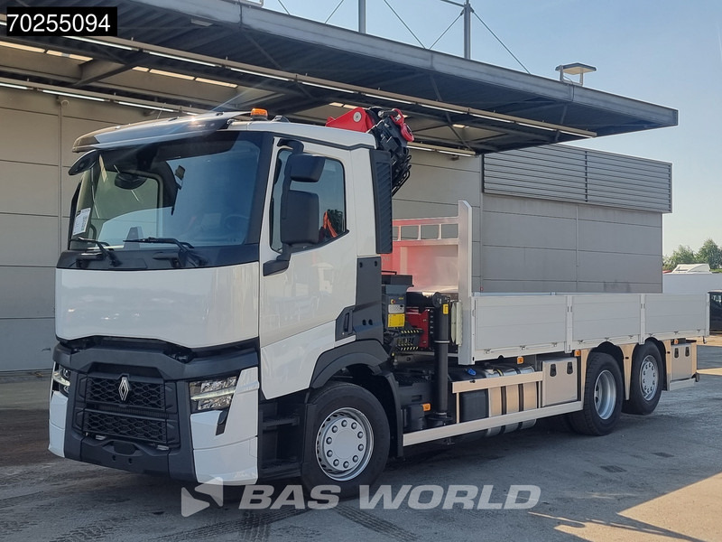 Nov Tovornjak s kesonom, Tovornjak z dvigalom Renault T 440 6X2 2024 NL reg. possible Palfinger PK24.001 SLD Crane Lift+Lenkasche Euro 6: slika 9
