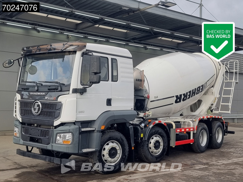 SHACMAN 8x4 EURO 6 8X4 NEW! 8m3 Liebherr Mixer Big-Axle Steel Suspension - Avtomešalec: slika 1 SHACMAN 8x4 EURO 6 8X4 NEW! 8m3 Liebherr Mixer Big-Axle Steel Suspension - Avtomešalec: slika 1