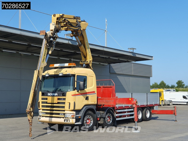 Scania 124G 470 8X4 Palfinger PK45000 C4 Crane Kran Fly-Jib Manual Steering Axle Euro 3 - Tovornjak s kesonom, Tovornjak z dvigalom: slika 5 Scania 124G 470 8X4 Palfinger PK45000 C4 Crane Kran Fly-Jib Manual Steering Axle Euro 3 - Tovornjak s kesonom, Tovornjak z dvigalom: slika 5