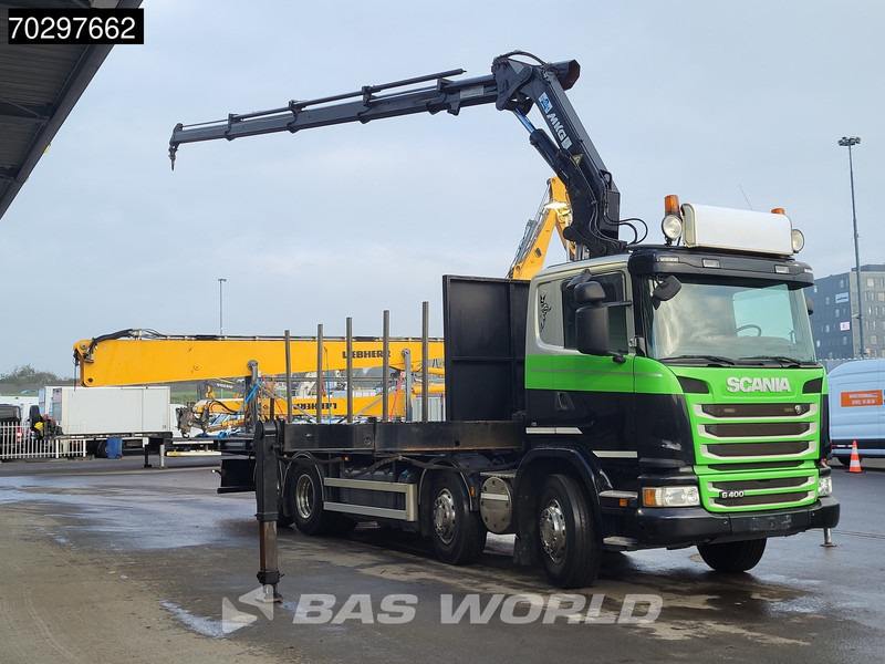 Scania G400 G 8X2 MKG HLK 231 HPA4 Crane Retarder Lift+Steering-Axle Euro 5 - Tovornjak s kesonom, Tovornjak z dvigalom: slika 3 Scania G400 G 8X2 MKG HLK 231 HPA4 Crane Retarder Lift+Steering-Axle Euro 5 - Tovornjak s kesonom, Tovornjak z dvigalom: slika 3