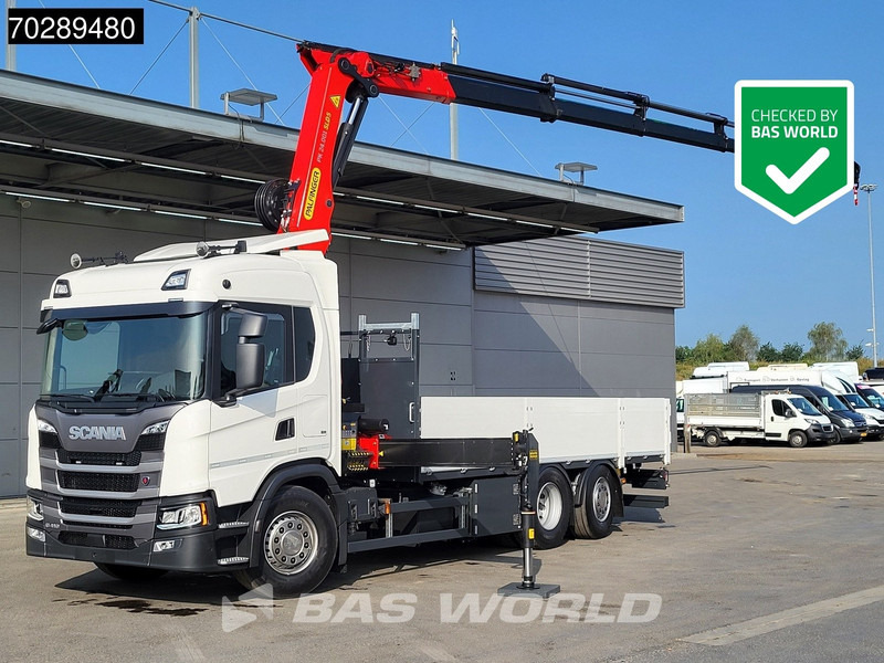 Scania G410 6X2 New! Palfinger PK24.001 SLD 5 Crane Kran Retarder Lift+Steering Axle LED ACC - Tovornjak s kesonom, Tovornjak z dvigalom: slika 1 Scania G410 6X2 New! Palfinger PK24.001 SLD 5 Crane Kran Retarder Lift+Steering Axle LED ACC - Tovornjak s kesonom, Tovornjak z dvigalom: slika 1