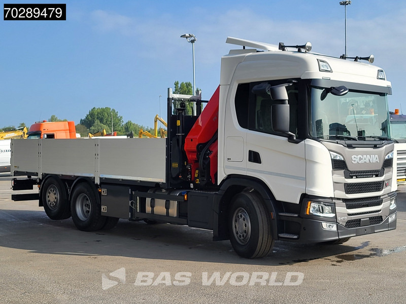 Nov Tovornjak s kesonom, Tovornjak z dvigalom Scania G410 6X2 New! Palfinger PK24.001 SLD 5 Crane Kran Retarder Lift+Steering Axle LED ACC: slika 11