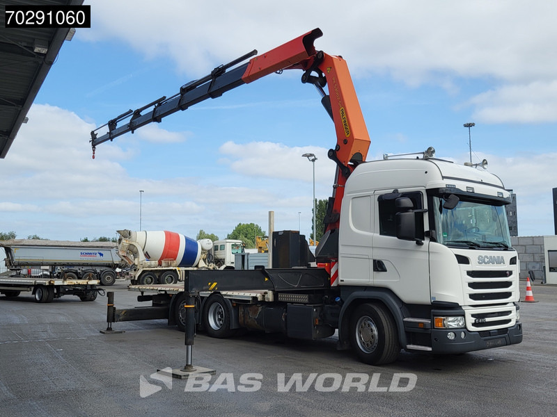 Scania G410 6X2 Palfinger 53002 SH Kran Crane Lift+steering ACC Navi Euro 6 - Tovornjak s kesonom, Tovornjak z dvigalom: slika 3 Scania G410 6X2 Palfinger 53002 SH Kran Crane Lift+steering ACC Navi Euro 6 - Tovornjak s kesonom, Tovornjak z dvigalom: slika 3