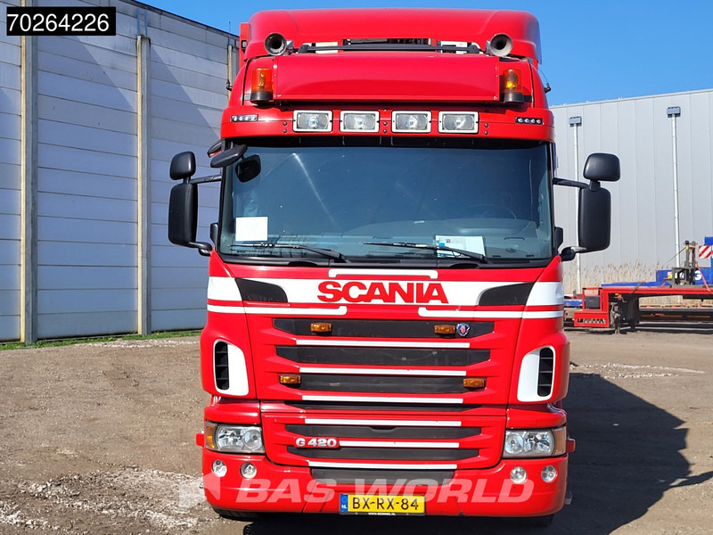 Scania G420 6X2 Van Dijk Cattle transport Liftable floor Lift-Asche Euro 5 - Tovornjak zabojnik: slika 5 Scania G420 6X2 Van Dijk Cattle transport Liftable floor Lift-Asche Euro 5 - Tovornjak zabojnik: slika 5