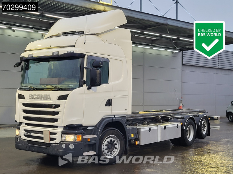 Scania G450 G 6X2 Full air suspension Automatic Lift+steering Axle Euro 6 - Kontejnerski tovornjak/ Tovornjak z zamenljivim tovoriščem: slika 1 Scania G450 G 6X2 Full air suspension Automatic Lift+steering Axle Euro 6 - Kontejnerski tovornjak/ Tovornjak z zamenljivim tovoriščem: slika 1