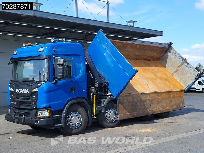 Scania G500 8X4 Hiab X-HIDUO 228 E-3 Crane Retarder Big-Axle Josset Menguy Tipper 14m3 Euro 6 - Tovornjak prekucnik, Tovornjak z dvigalom: slika 3 Scania G500 8X4 Hiab X-HIDUO 228 E-3 Crane Retarder Big-Axle Josset Menguy Tipper 14m3 Euro 6 - Tovornjak prekucnik, Tovornjak z dvigalom: slika 3