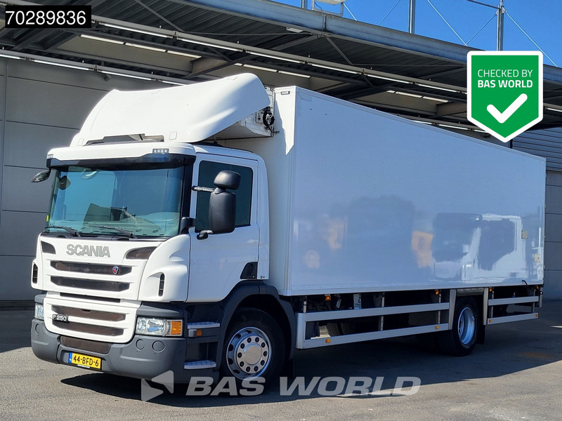 Scania P250 P 4X2 NL-Truck FRIGOBLOCK FK13SL 2000kg Ladebordwand Automatic Euro 6 - Tovornjak hladilnik: slika 1 Scania P250 P 4X2 NL-Truck FRIGOBLOCK FK13SL 2000kg Ladebordwand Automatic Euro 6 - Tovornjak hladilnik: slika 1