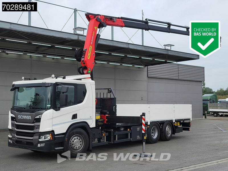 Scania P410 6X2 NEW! Palfinger PK24-001 SLD 5 Kran Crane Retarder Lift+steering axle - Tovornjak s kesonom, Tovornjak z dvigalom: slika 1 Scania P410 6X2 NEW! Palfinger PK24-001 SLD 5 Kran Crane Retarder Lift+steering axle - Tovornjak s kesonom, Tovornjak z dvigalom: slika 1