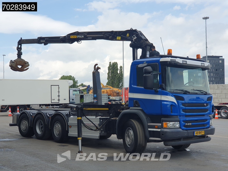 Scania P410 8X2 NL-Truck Palfinger Q150Z Crane 30T VDL hooklift Lift-Lenkachse Euro 6 - Kotalni prekucni tovornjak, Tovornjak z dvigalom: slika 3 Scania P410 8X2 NL-Truck Palfinger Q150Z Crane 30T VDL hooklift Lift-Lenkachse Euro 6 - Kotalni prekucni tovornjak, Tovornjak z dvigalom: slika 3