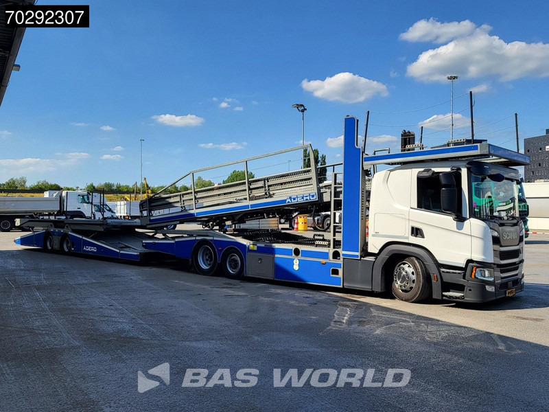 Tovornjak avtotransporter Scania P450 6X2 NL-Truck Car transporter Retarder Standklima Navi ACC LED Euro 6: slika 10