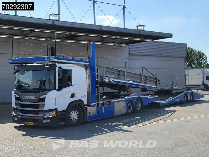 Tovornjak avtotransporter Scania P450 6X2 NL-Truck Car transporter Retarder Standklima Navi ACC LED Euro 6: slika 8
