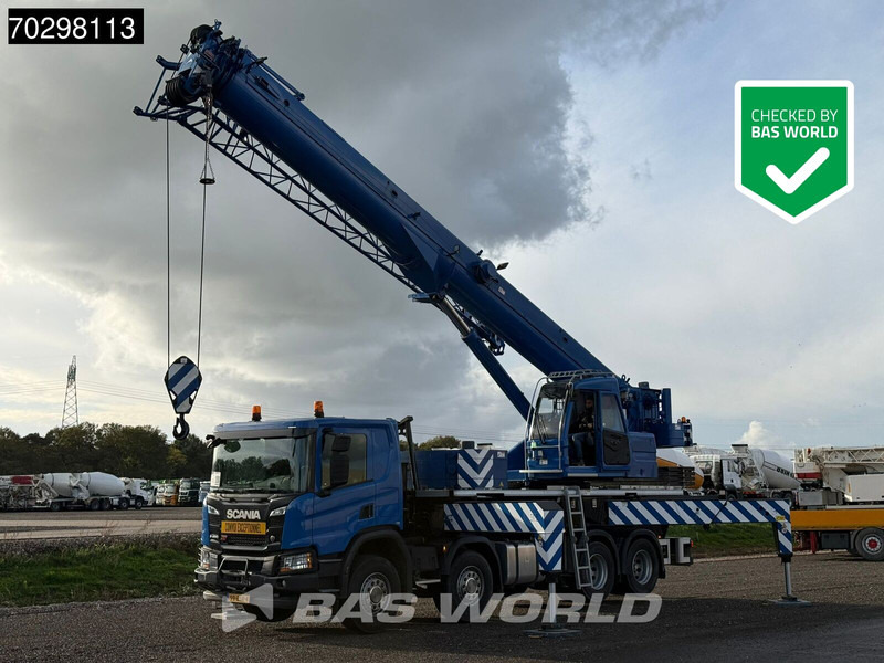 Scania P450 P 8X4 Palfinger/SANY SPC500E Telescopic Crane Retarder Navi Automatic Euro 6 - Tovornjak z dvigalom: slika 1 Scania P450 P 8X4 Palfinger/SANY SPC500E Telescopic Crane Retarder Navi Automatic Euro 6 - Tovornjak z dvigalom: slika 1