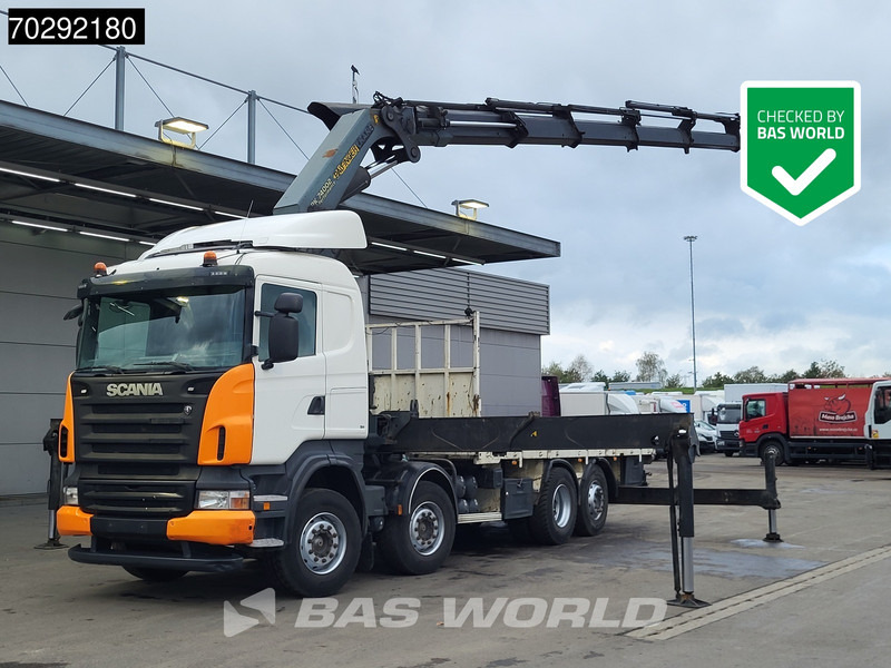 Scania R420 8X2 Palfinger PK74002 Kran Crane Retarder Lift-Steering Axle Euro 4 - Tovornjak s kesonom, Tovornjak z dvigalom: slika 1 Scania R420 8X2 Palfinger PK74002 Kran Crane Retarder Lift-Steering Axle Euro 4 - Tovornjak s kesonom, Tovornjak z dvigalom: slika 1