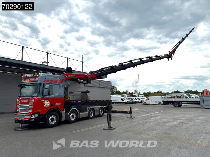 Scania R500 8X2 NL-Truck Palfinger PK165002 TEC 7 Crane Winch Fly-Jib Retarder Lift+steering - Tovornjak s kesonom, Tovornjak z dvigalom: slika 3 Scania R500 8X2 NL-Truck Palfinger PK165002 TEC 7 Crane Winch Fly-Jib Retarder Lift+steering - Tovornjak s kesonom, Tovornjak z dvigalom: slika 3