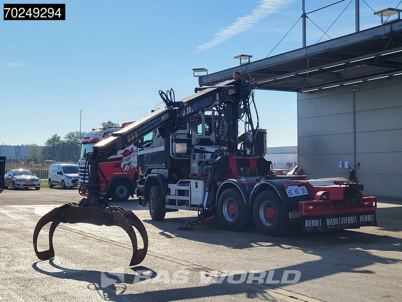 Scania R580 6X4 Holz Kran Diebolt D28 Full-Steel - Tovornjak za prevoz lesa, Tovornjak z dvigalom: slika 5 Scania R580 6X4 Holz Kran Diebolt D28 Full-Steel - Tovornjak za prevoz lesa, Tovornjak z dvigalom: slika 5