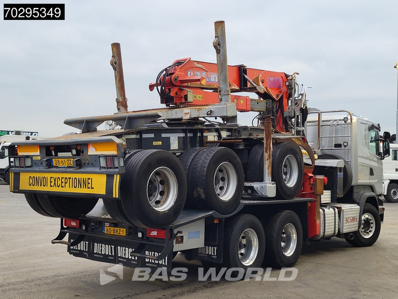 Scania R580 R 6X4 NL-Truck Diebolt D28.81 Kran Crane Holztransport + Dolly Retarder Euro 6 - Tovornjak za prevoz lesa, Tovornjak z dvigalom: slika 5 Scania R580 R 6X4 NL-Truck Diebolt D28.81 Kran Crane Holztransport + Dolly Retarder Euro 6 - Tovornjak za prevoz lesa, Tovornjak z dvigalom: slika 5