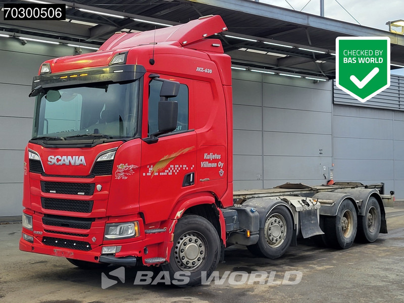 Scania R650 R 8X4 8x4 chassis Retarder Big-Axle semi Automatic Euro 6 - Tovornjak-šasija: slika 1 Scania R650 R 8X4 8x4 chassis Retarder Big-Axle semi Automatic Euro 6 - Tovornjak-šasija: slika 1