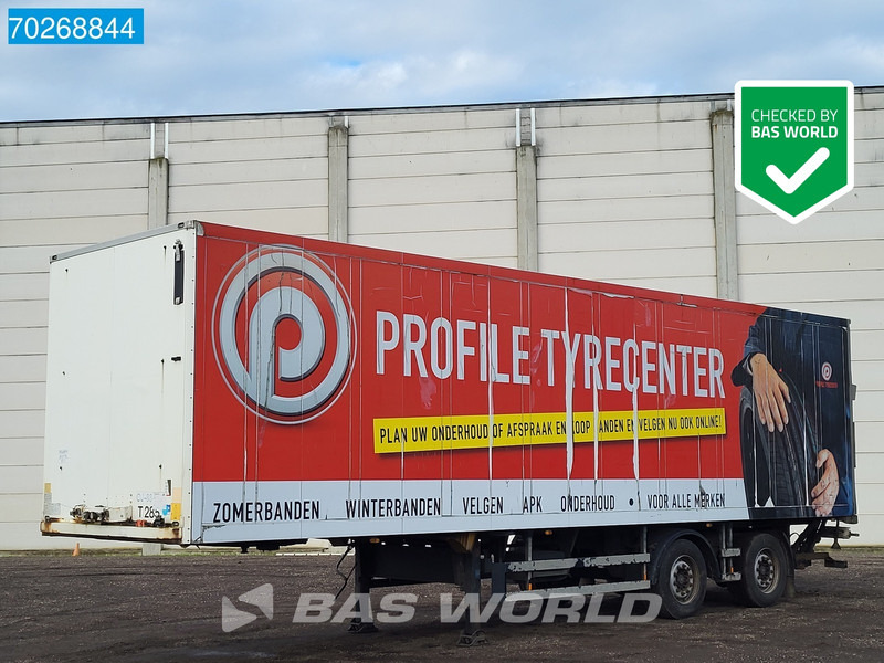 Schmitz Cargobull SKO18 2 axles Tailgate Lenkachse LBW - Polprikolica zabojnik: slika 1 Schmitz Cargobull SKO18 2 axles Tailgate Lenkachse LBW - Polprikolica zabojnik: slika 1