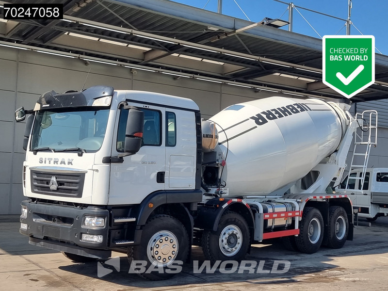 Sitrak G5 350 8X4 8m3 Liebherr Mixer Big-Axle Steelsuspension - Avtomešalec: slika 1 Sitrak G5 350 8X4 8m3 Liebherr Mixer Big-Axle Steelsuspension - Avtomešalec: slika 1