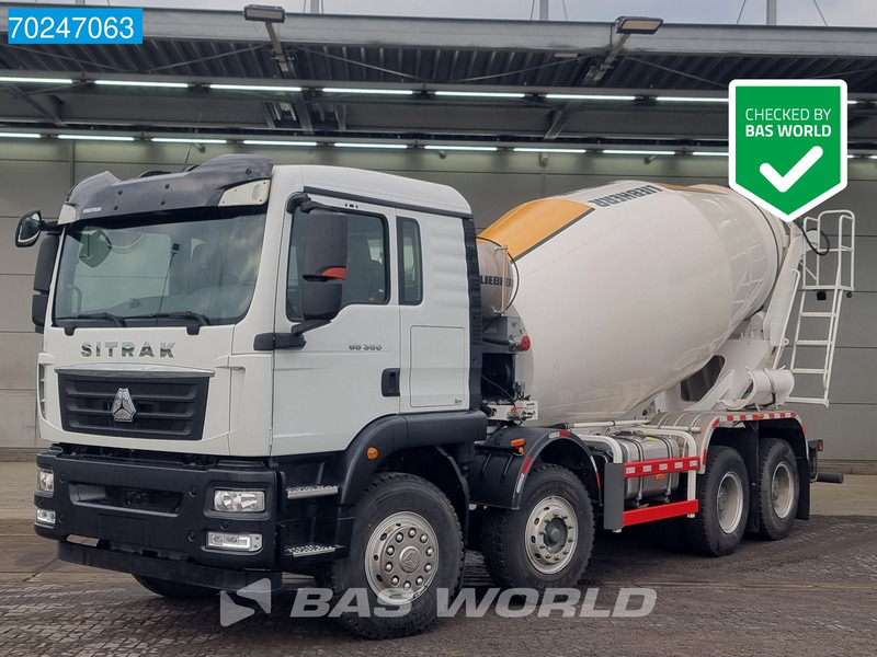 Sitrak G5.350 8X4 NEW! 8m3 Liebherr Mixer Steel suspension - Avtomešalec: slika 1 Sitrak G5.350 8X4 NEW! 8m3 Liebherr Mixer Steel suspension - Avtomešalec: slika 1